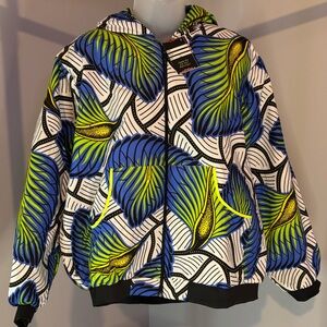Da'Simi Clothings Custom Vibrant Patterned Hoodie/Jacket Size Small